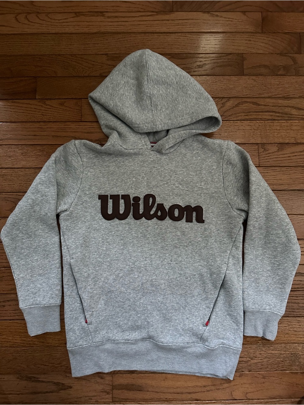 Wilson kids Gray Hoodie Sweatshirt size S